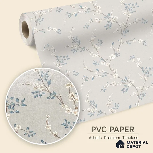 72509-2 | 5 Meter x 42 Inches Florals Look Wallpaper - 57.41 Sq. Ft. | Minimum 15% wastage during installation