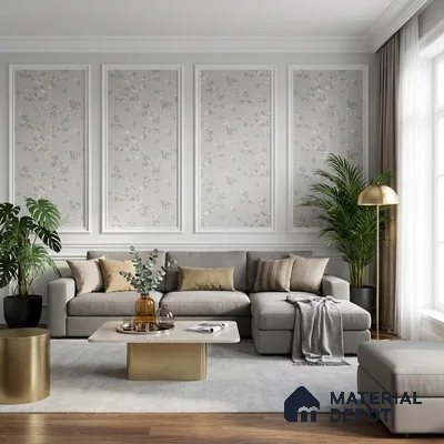 72509-2 | 5 Meter x 42 Inches Florals Look Wallpaper - 57.41 Sq. Ft. | Minimum 15% wastage during installation
