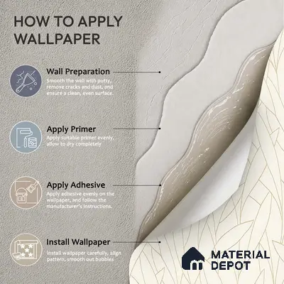72507-2 | 5 Meter x 42 Inches Patterned Look Wallpaper - 57.41 Sq. Ft. | Minimum 15% wastage during installation
