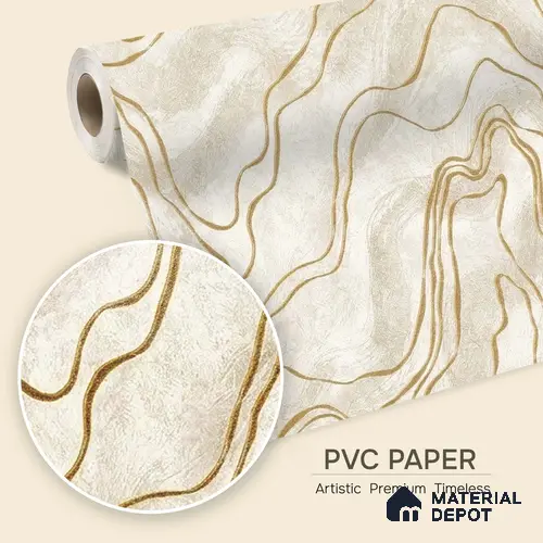 72504-1 | 5 Meter x 42 Inches Marble Look Wallpaper - 57.41 Sq. Ft. | Minimum 10% wastage during installation