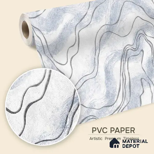 72504-2 | 5 Meter x 42 Inches Marble Look Wallpaper - 57.41 Sq. Ft. | Minimum 10% wastage during installation