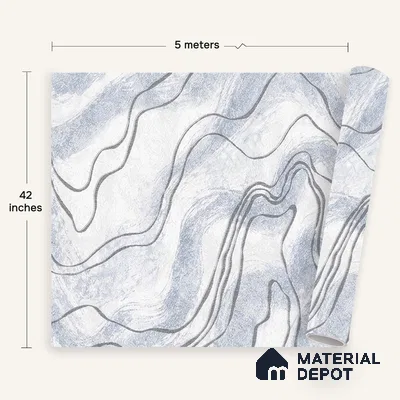 72504-2 | 5 Meter x 42 Inches Marble Look Wallpaper - 57.41 Sq. Ft. | Minimum 10% wastage during installation