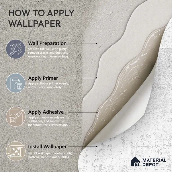 72502-1 | 5 Meter x 42 Inches Texture Look Wallpaper - 57.41 Sq. Ft. | Minimum 15% wastage during installation