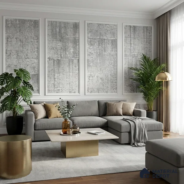72502-2 | 5 Meter x 42 Inches Texture Look Wallpaper - 57.41 Sq. Ft. | Minimum 15% wastage during installation