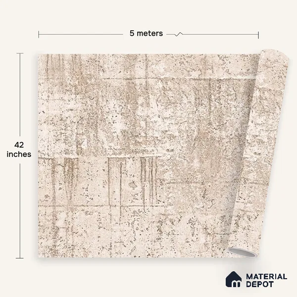 72502-3 | 5 Meter x 42 Inches Texture Look Wallpaper - 57.41 Sq. Ft. | Minimum 15% wastage during installation