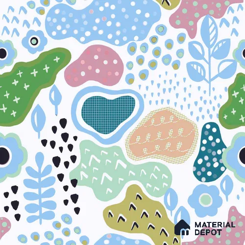 PAK035 - 2 | Kid Series Abstract Look 40 inches Sandblast Paper (Customized Size Wallpaper)