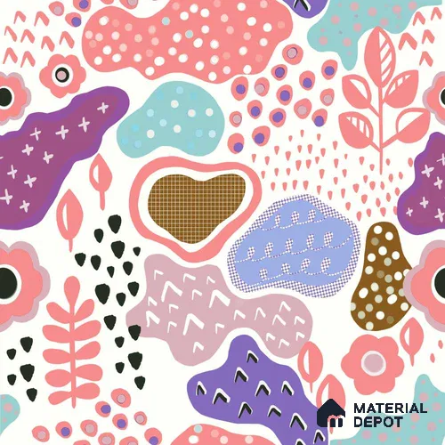 PAK035 - 3 | Kid Series Abstract Look 40 inches Canvas Paper (Customized Size Wallpaper)