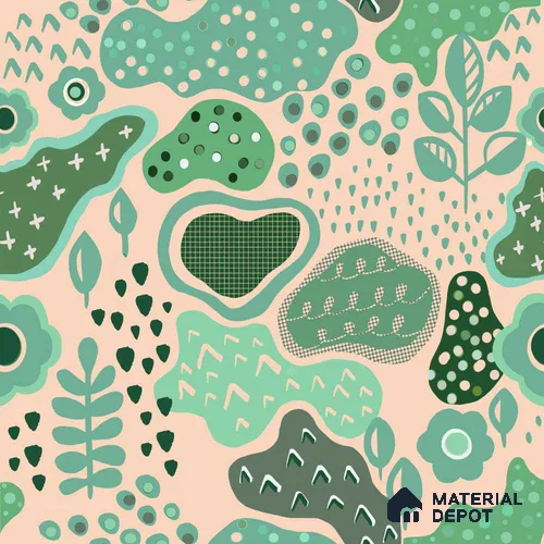 PAK035 - 5 | Kid Series Abstract Look 40 inches Canvas Paper (Customized Size Wallpaper)