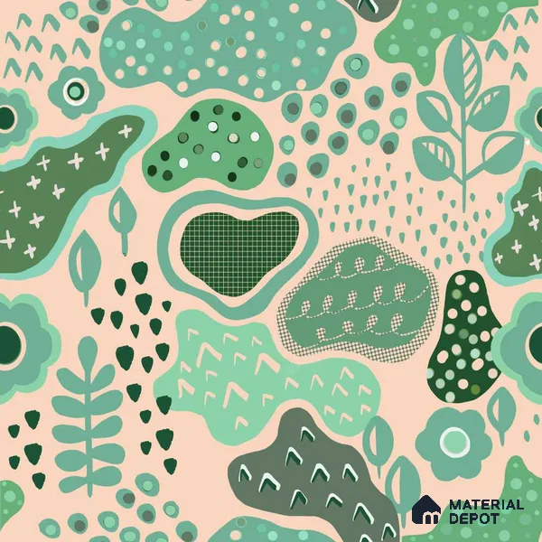 PAK035 - 5 | Kid Series Abstract Look 52 inches Economy Paper (Customized Size Wallpaper)