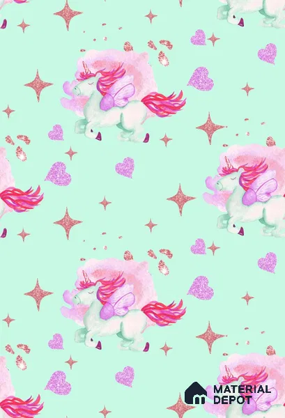 POS041 - 2 | Kid Series Animal Print Look 50 inches Premium Paper (Customized Size Wallpaper)