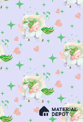 POS041 - 4 | Kid Series Animal Print Look 52 inches Economy Paper (Customized Size Wallpaper)