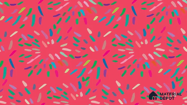 POS042 - 5 | Kid Series Patterned Look 40 inches Canvas Paper (Customized Size Wallpaper)