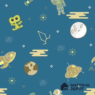 PDK007 - 3 | Kid Series Space Look 50 inches Premium Paper (Customized Size Wallpaper)