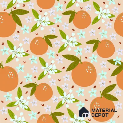 PDK010 - 4 | Kid Series Florals Look 50 inches Premium Paper (Customized Size Wallpaper)