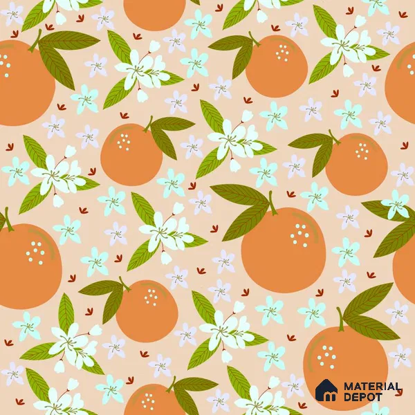 PDK010 - 4 | Kid Series Florals Look 50 inches Premium Paper (Customized Size Wallpaper)