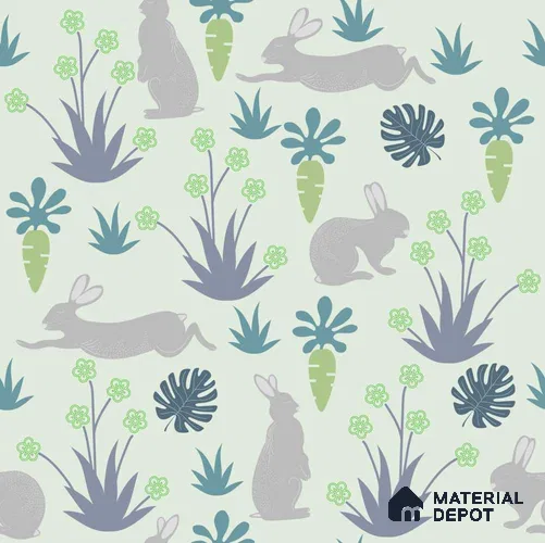 PDK031 - 3 | Kid Series Animal Print Look 40 inches Sandblast Paper (Customized Size Wallpaper)