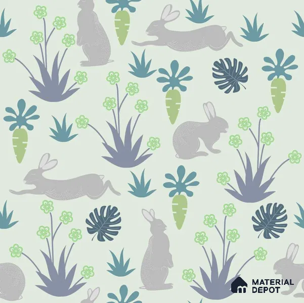 PDK031 - 3 | Kid Series Animal Print Look 40 inches Sandblast Paper (Customized Size Wallpaper)