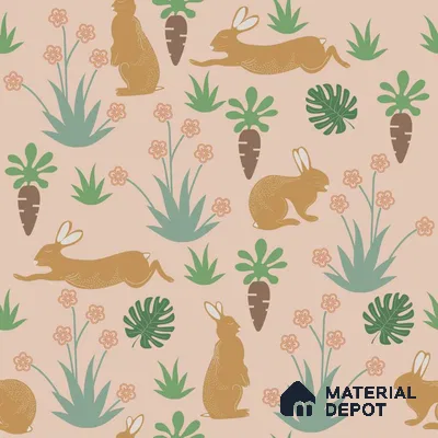 PDK031 - 4 | Kid Series Animal Print Look 50 inches Premium Paper (Customized Size Wallpaper)