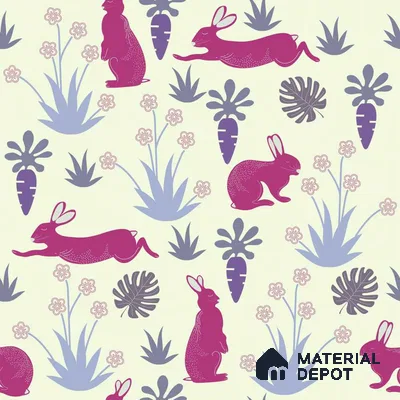 PDK031 - 5 | Kid Series Animal Print Look 40 inches Sandblast Paper (Customized Size Wallpaper)