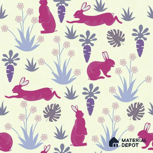 PDK031 - 5 | Kid Series Animal Print Look 40 inches Sandblast Paper (Customized Size Wallpaper)
