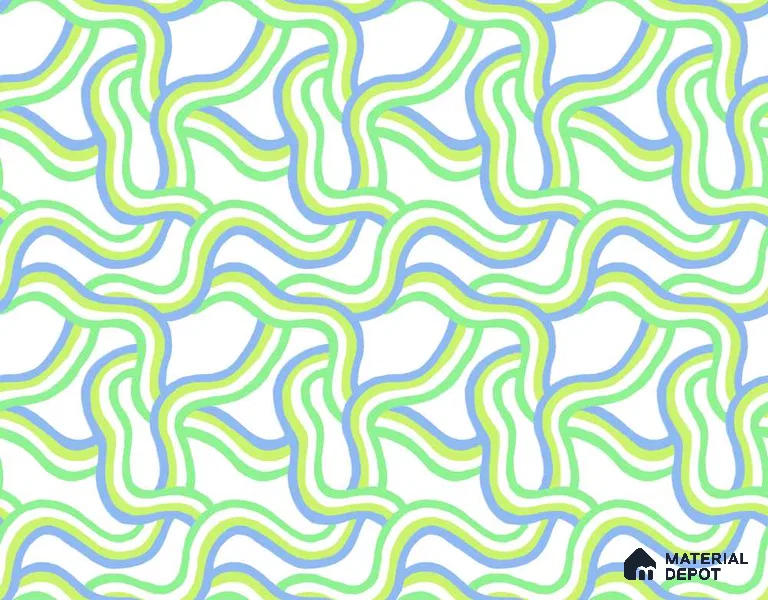 PHM034 - 2 | Kid Series Patterned Look 40 inches Sandblast Paper (Customized Size Wallpaper)