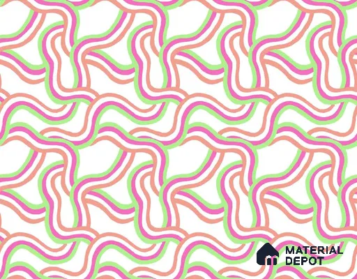 PHM034 - 5 | Kid Series Patterned Look 40 inches Canvas Paper (Customized Size Wallpaper)
