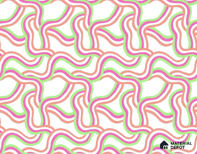 PHM034 - 5 | Kid Series Patterned Look 40 inches Sandblast Paper (Customized Size Wallpaper)
