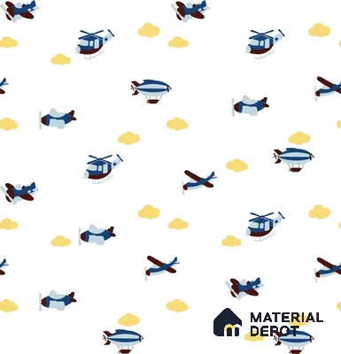 PHM036 - 1 | Kid Series Patterned Look 50 inches Premium Paper (Customized Size Wallpaper)