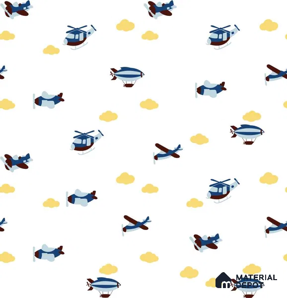PHM036 - 1 | Kid Series Patterned Look 50 inches Premium Paper (Customized Size Wallpaper)