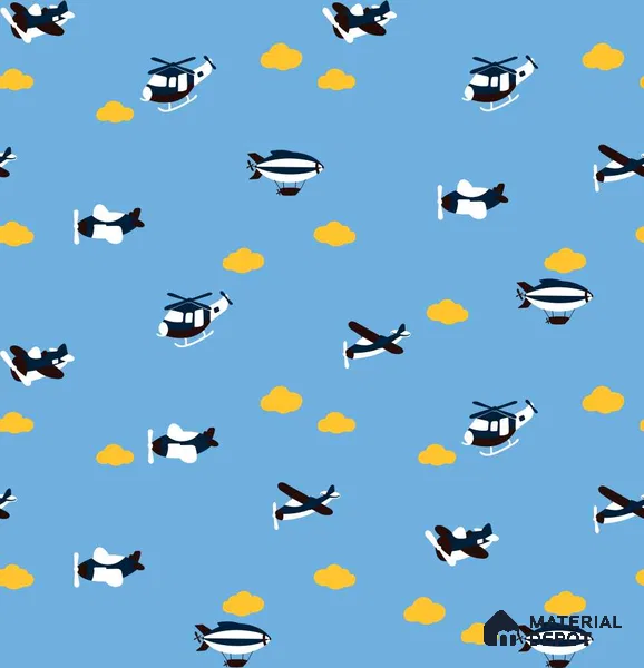 PHM036 - 2 | Kid Series Patterned Look 50 inches Premium Paper (Customized Size Wallpaper)