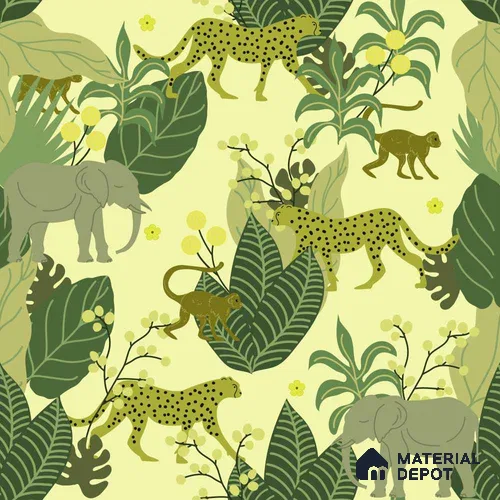PDK008 - 2 | Kid Series Florals Look 40 inches Sandblast Paper (Customized Size Wallpaper)