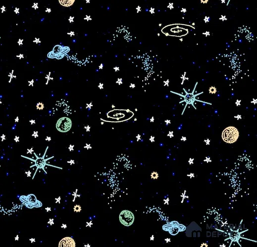 PHM039 - 3 | Kid Series Space Look 52 inches Economy Paper (Customized Size Wallpaper)