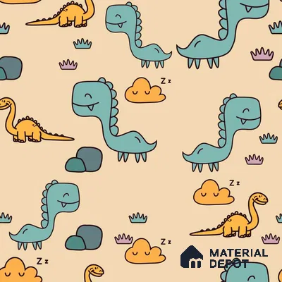 PKB007 - 3 | Kid Series Animal Print Look 50 inches Premium Paper (Customized Size Wallpaper)