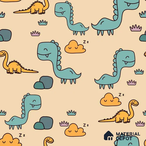 PKB007 - 3 | Kid Series Animal Print Look 50 inches Premium Paper (Customized Size Wallpaper)