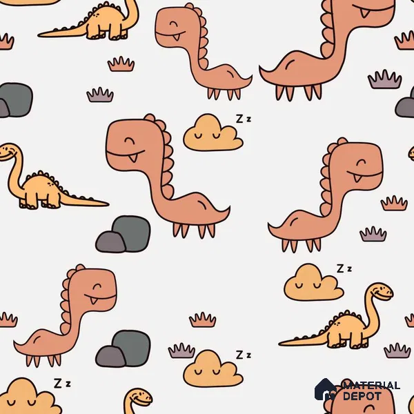 PKB007 - 7 | Kid Series Animal Print Look 40 inches Canvas Paper (Customized Size Wallpaper)