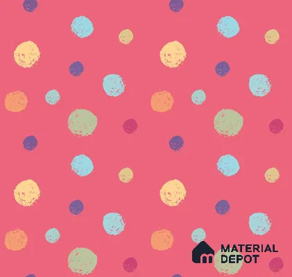 POS038 - 5 | Kid Series Patterned Look 40 inches Sandblast Paper (Customized Size Wallpaper)
