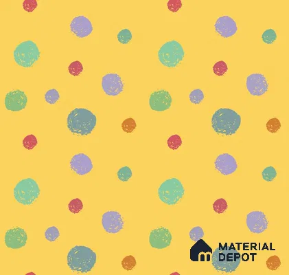 POS038 - 7 | Kid Series Patterned Look 40 inches Canvas Paper (Customized Size Wallpaper)