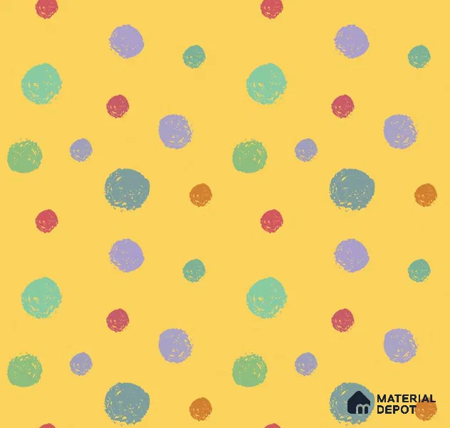 POS038 - 7 | Kid Series Patterned Look 40 inches Canvas Paper (Customized Size Wallpaper)