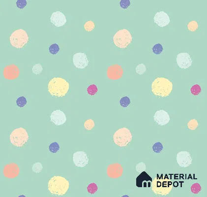 POS038 - 8 | Kid Series Patterned Look 40 inches Canvas Paper (Customized Size Wallpaper)