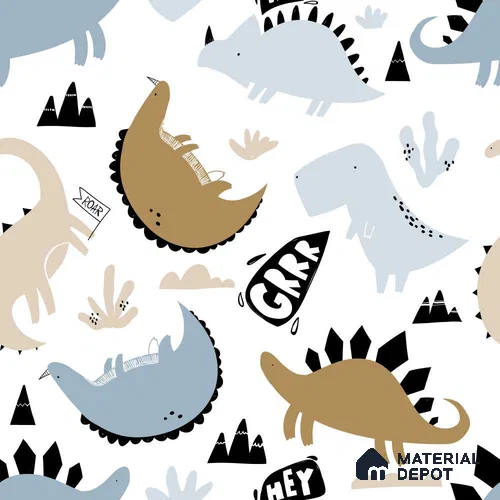 PIND015 | Kid Series Animal Print Look 40 inches Sandblast Paper (Customized Size Wallpaper)