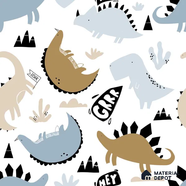 PIND015 | Kid Series Animal Print Look 40 inches Sandblast Paper (Customized Size Wallpaper)