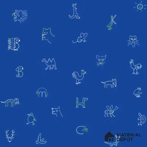 PHM035 - 1 | Kid Series Patterned Look 50 inches Premium Paper (Customized Size Wallpaper)