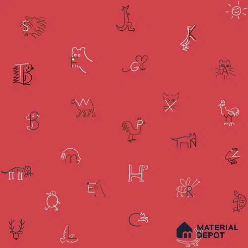 PHM035 - 5 | Kid Series Patterned Look 50 inches Premium Paper (Customized Size Wallpaper)