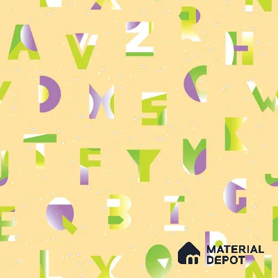 PLK003 - 1 | Kid Series Patterned Look 40 inches Sandblast Paper (Customized Size Wallpaper)