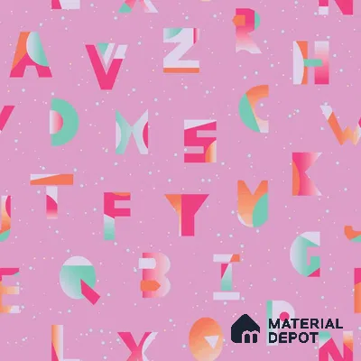 PLK003 - 2 | Kid Series Patterned Look 40 inches Canvas Paper (Customized Size Wallpaper)
