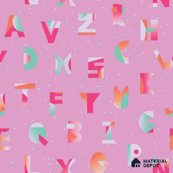 PLK003 - 2 | Kid Series Patterned Look 40 inches Canvas Paper (Customized Size Wallpaper)