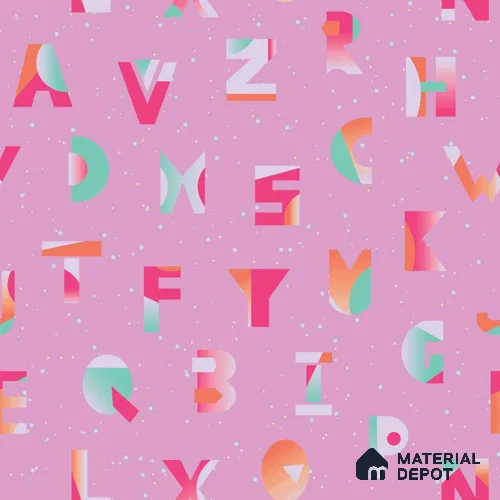 PLK003 - 2 | Kid Series Patterned Look 52 inches Economy Paper (Customized Size Wallpaper)