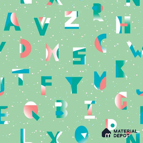 PLK003 - 4 | Kid Series Patterned Look 40 inches Sandblast Paper (Customized Size Wallpaper)