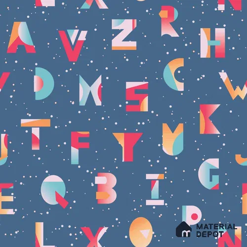 PLK003 - 5 | Kid Series Patterned Look 50 inches Premium Paper (Customized Size Wallpaper)