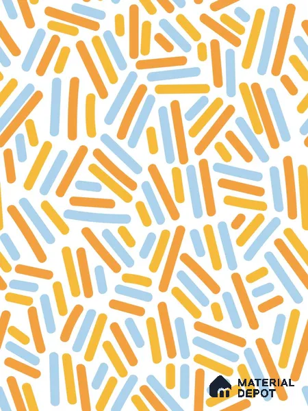 POS039 - 4 | Kid Series Patterned Look 40 inches Sandblast Paper (Customized Size Wallpaper)